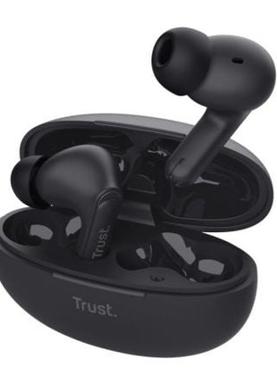 Auriculares Bluetooth Trust Yavi ENC con estuche de carga/ Negros - Tiensol