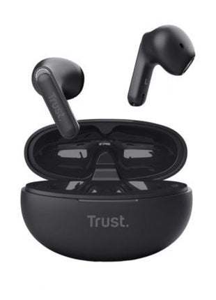 Auriculares Bluetooth Trust Yavi ENC con estuche de carga/ Negros - Tiensol