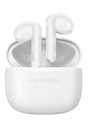 Auriculares Bluetooth Vention ELF 03 NBHW0 con estuche de carga/ Autonomía 6h/ Blancos - Tiensol