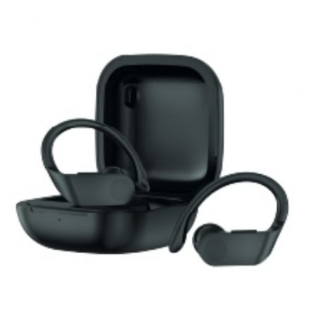 Auriculares Deportivos Bluetooth Daewoo TWS SPORT DW2012 con estuche de carga/ Autonomía 3h/ Negros - Tiensol