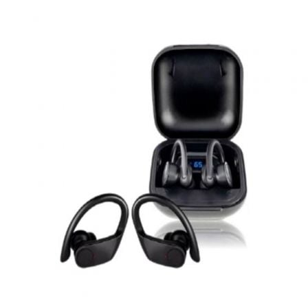 Auriculares Deportivos Bluetooth Daewoo TWS SPORT DW2012 con estuche de carga/ Autonomía 3h/ Negros - Tiensol