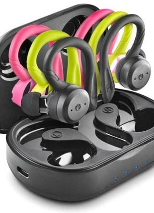 Auriculares Deportivos Bluetooth NGS Ártica Jogger con estuche de carga/ Autonomía 10h/ Negros - Tiensol