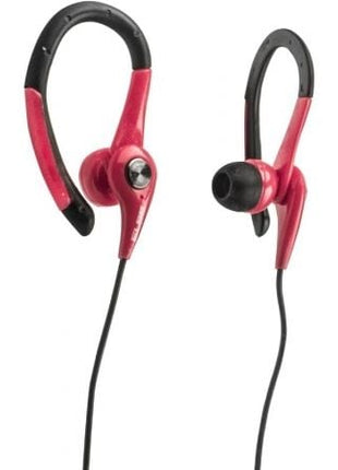 Auriculares Deportivos Elbe AU - 107 - MIC/ con Micrófono/ Jack 3.5/ Rojos y Negros - Tiensol