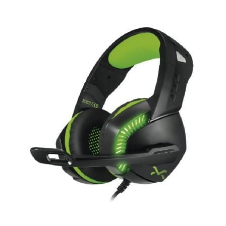 Auriculares Gaming con Micrófono Droxio Leyon/ Jack 3.5/ USB 2.0/ Verdes - Tiensol