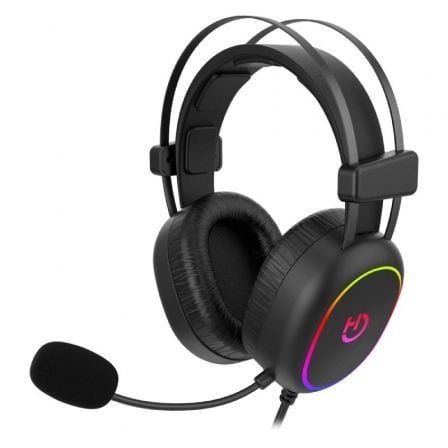 Auriculares Gaming con Micrófono Hiditec Erys ARGB/ Jack 3.5/ Negros - Tiensol