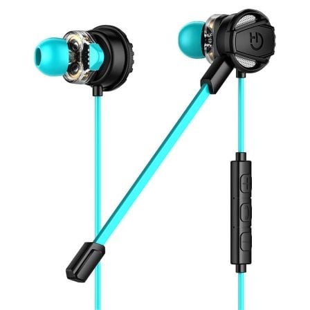 Auriculares Gaming con Micrófono Hiditec Taiko/ Jack 3.5/ Azules - Tiensol