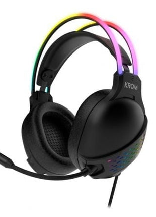 Auriculares Gaming con Micrófono Krom Klaim/ Jack 3.5/ USB 2.0/ Negros - Tiensol