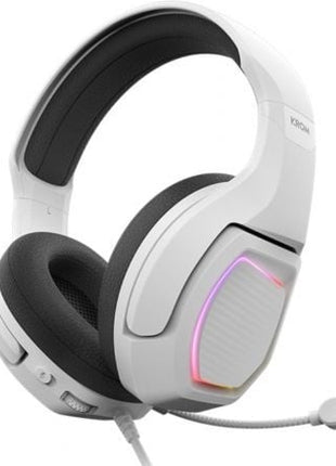 Auriculares Gaming con Micrófono Krom Kopa 7.1/ USB 2.0/ Blancos - Tiensol