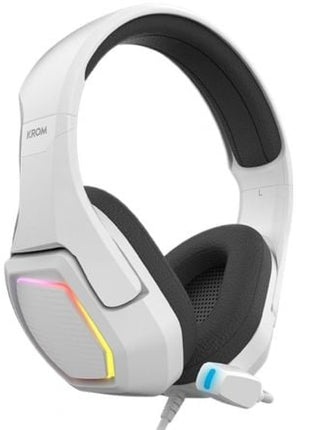 Auriculares Gaming con Micrófono Krom Kopa 7.1/ USB 2.0/ Blancos - Tiensol