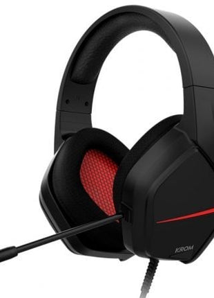 Auriculares Gaming con Micrófono Krom Kopa Move/ Jack 3.5/ Negros - Tiensol