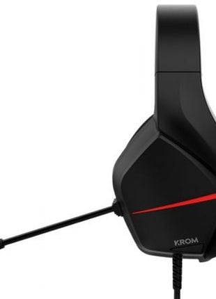 Auriculares Gaming con Micrófono Krom Kopa Move/ Jack 3.5/ Negros - Tiensol