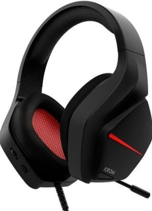 Auriculares Gaming con Micrófono Krom Kopa Move/ Jack 3.5/ Negros - Tiensol