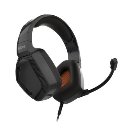 Auriculares Gaming con Micrófono Krom Kopa Pro/ Jack 3.5/ Negros - Tiensol