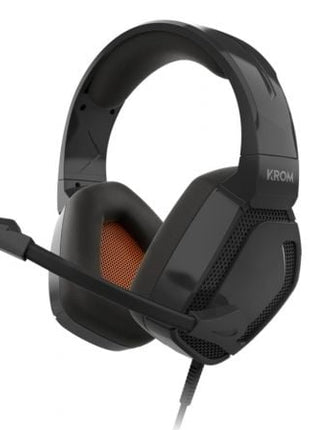 Auriculares Gaming con Micrófono Krom Kopa Pro/ Jack 3.5/ Negros - Tiensol