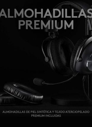 Auriculares Gaming con Micrófono Logitech G Pro X/ Jack 3.5/ USB/ Negros - Tiensol