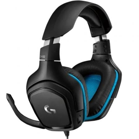 Auriculares Gaming con Micrófono Logitech G432/ USB 2.0/ Jack 3.5/ Negros - Tiensol