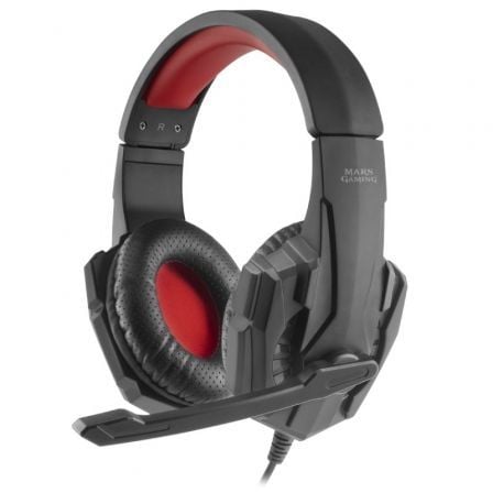 Auriculares Gaming con Micrófono Mars Gaming MH020/ Jack 3.5/ Rojos - Tiensol