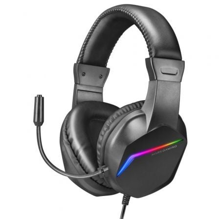 Auriculares Gaming con Micrófono Mars Gaming MH122/ Jack 3.5/ Negros - Tiensol