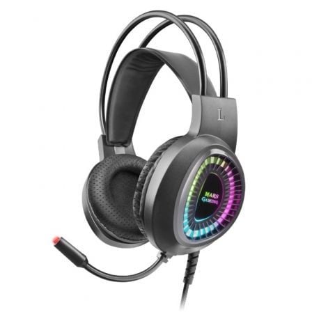 Auriculares Gaming con Micrófono Mars Gaming MH220/ Jack 3.5/ Negros - Tiensol