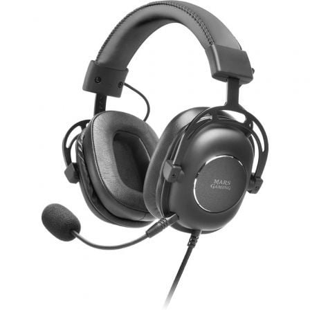 Auriculares Gaming con Micrófono Mars Gaming MH6/ Jack 3.5/ USB 2.0/ Negros - Tiensol