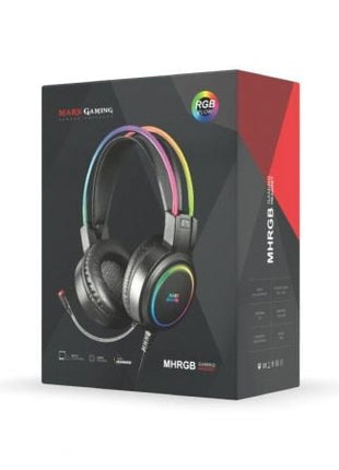 Auriculares Gaming con Micrófono Mars Gaming MHRGB/ Jack 3.5/ Negros - Tiensol