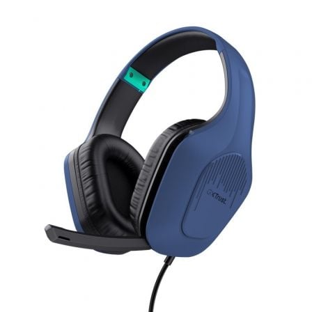 Auriculares Gaming con Micrófono Trust Gaming GXT 415 Zirox/ Jack 3.5/ Azules - Tiensol