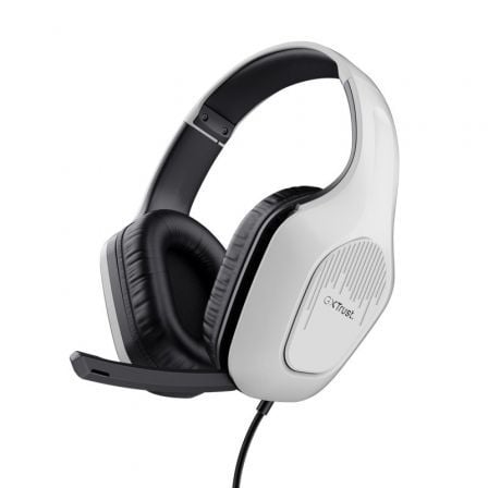 Auriculares Gaming con Micrófono Trust Gaming GXT 415 Zirox/ Jack 3.5/ Blancos - Tiensol