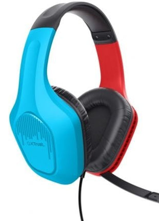 Auriculares Gaming con Micrófono Trust Gaming GXT 416S Zirox/ Jack 3.5/ Azules y Rojos - Tiensol