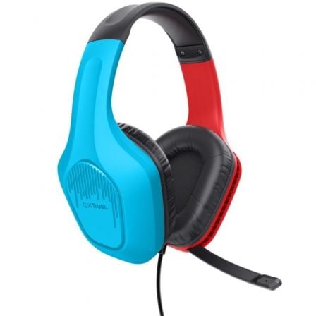 Auriculares Gaming con Micrófono Trust Gaming GXT 416S Zirox/ Jack 3.5/ Azules y Rojos - Tiensol