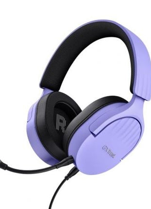 Auriculares Gaming con Micrófono Trust Gaming GXT 489 Fayzo/ Jack 3.5/ Morados - Tiensol