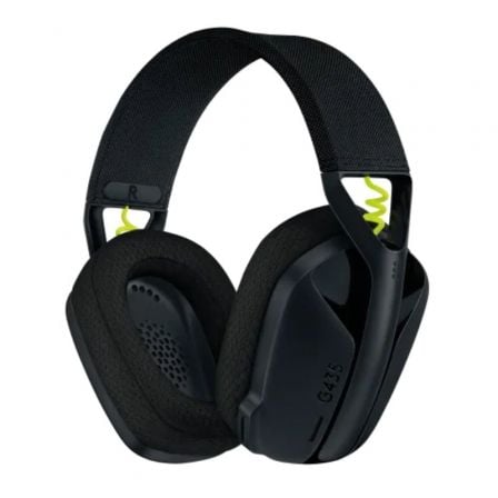 Auriculares Gaming Inalámbrico con Micrófono Logitech G435/ Bluetooth/ Negros y Amarillos - Tiensol