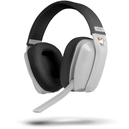 Auriculares Gaming Inalámbricos con Micrófono Krom Kanji/ Bluetooth/ USB 2.0/ Blancos - Tiensol