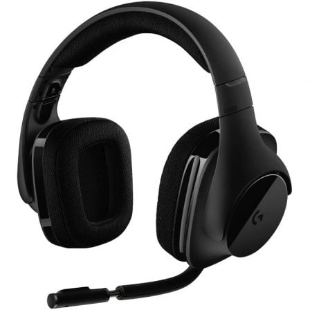 Auriculares Gaming Inalámbricos con Micrófono Logitech G533/ Negros - Tiensol