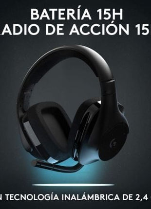 Auriculares Gaming Inalámbricos con Micrófono Logitech G533/ Negros - Tiensol