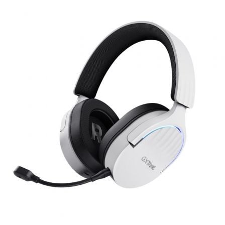 Auriculares Gaming Inalámbricos con Micrófono Trust Gaming GXT 491 Fayzo/ Bluetooth/ Jack 3.5/ Blancos - Tiensol