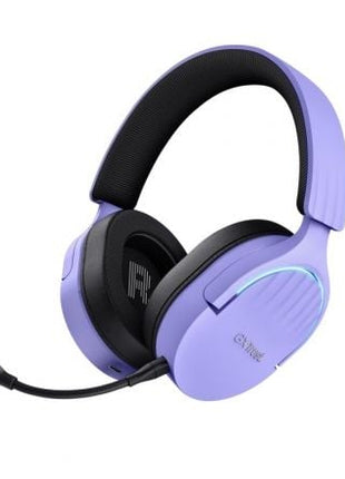 Auriculares Gaming Inalámbricos con Micrófono Trust Gaming GXT 491 Fayzo/ Bluetooth/ Jack 3.5/ Morados - Tiensol