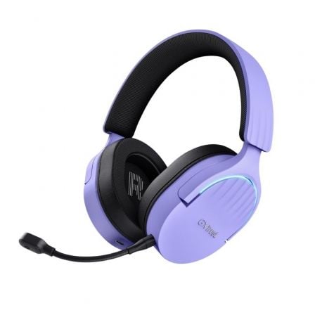 Auriculares Gaming Inalámbricos con Micrófono Trust Gaming GXT 491 Fayzo/ Bluetooth/ Jack 3.5/ Morados - Tiensol