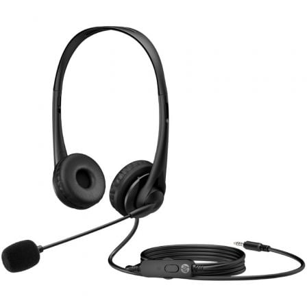 Auriculares HP G2/ con Micrófono/ Jack 3.5/ Negros - Tiensol