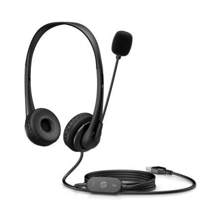 Auriculares HP G2 Stereo / con Micrófono/ USB/ Negros - Tiensol