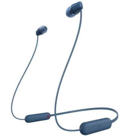 Auriculares Inalámbrico Intrauditivos Sony WI - C100/ con Micrófono/ Bluetooth/ Azules - Tiensol