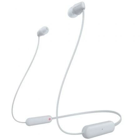 Auriculares Inalámbrico Intrauditivos Sony WI - C100/ con Micrófono/ Bluetooth/ Blancos - Tiensol