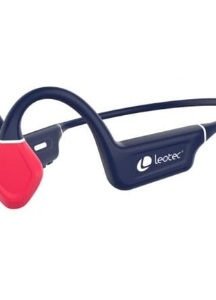 Auriculares Inalámbricos Deportivos de Conducción Ósea Leotec Osea Kuri/ con Micrófono/ Bluetooth/ Azules y Rojos - Tiensol