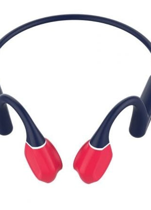 Auriculares Inalámbricos Deportivos de Conducción Ósea Leotec Osea Kuri/ con Micrófono/ Bluetooth/ Azules y Rojos - Tiensol