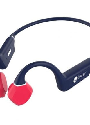 Auriculares Inalámbricos Deportivos de Conducción Ósea Leotec Osea Kuri/ con Micrófono/ Bluetooth/ Azules y Rojos - Tiensol