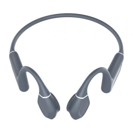 Auriculares Inalámbricos Deportivos de Conducción Ósea Leotec Osea Kuri/ con Micrófono/ Bluetooth/ Grises - Tiensol