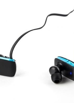 Auriculares Inalámbricos Deportivos Elbe ABT - 038 - DEP/ con Micrófono/ Bluetooth/ Azules y Negros - Tiensol