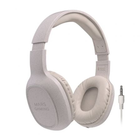 Auriculares Inalámbricos Mars Gaming MHW - ECO/ con Micrófono/ Bluetooth/ Jack 3.5/ Grises - Tiensol