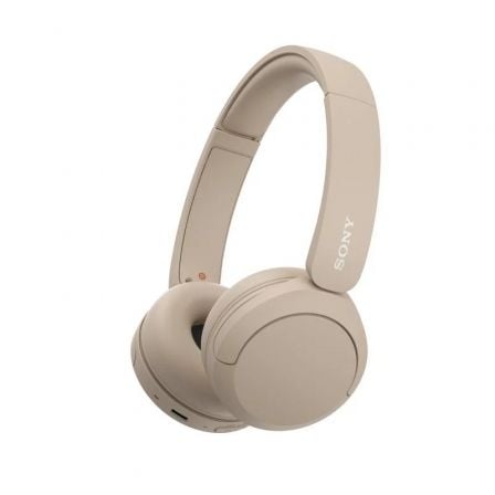 Auriculares inalámbricos Sony WH - CH520/ con Micrófono/ Bluetooth/ Beige - Tiensol