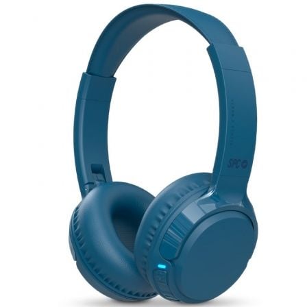 Auriculares Inalámbricos SPC Heron 2 Studio/ con Micrófono/ Bluetooth/ Azules - Tiensol