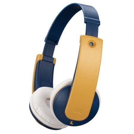 Auriculares Infantiles Inalámbricos JVC Tinyphone HA - KD10W/ Bluetooth/ Amarillos y Azules - Tiensol